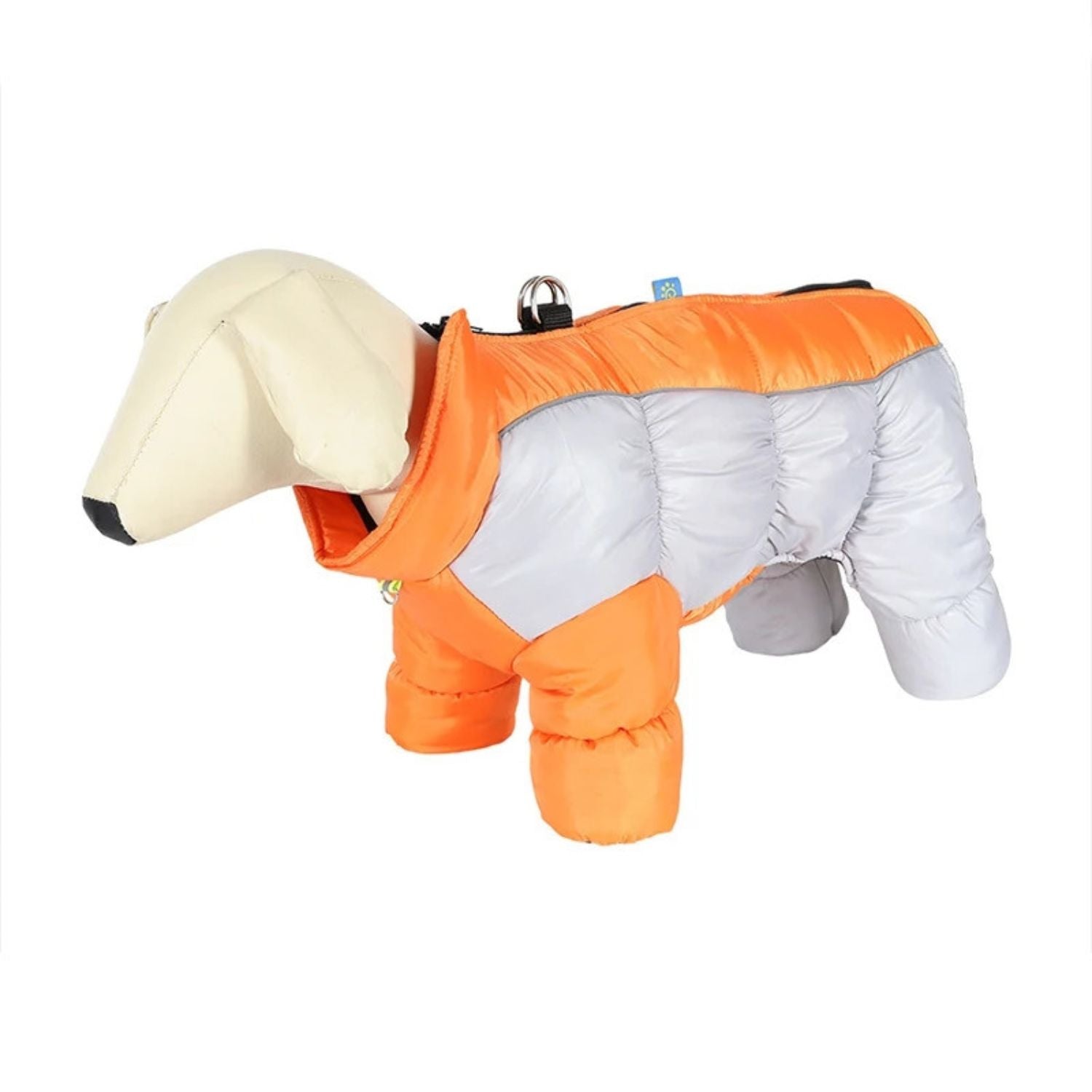 Gezellige hondenjas oranje kleur